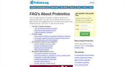 Desktop Screenshot of probiotics.org